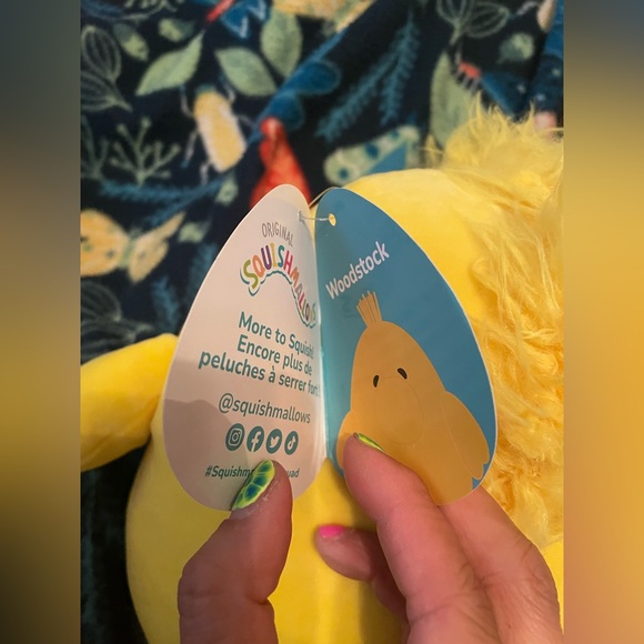 SNOOPY & WOODSTOOK squishmallow pair - Picture 3 of 4